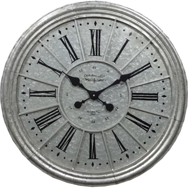 Nástenné hodiny Athezza Zinc, 68,5 cm