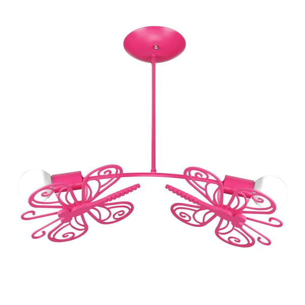Ružové závesné svietidlo Light Prestige Butterfly