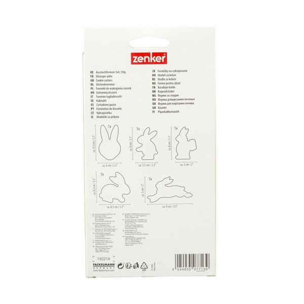 Súprava 5 veľkonočných vykrajovadiel Zenker Easter-image-2