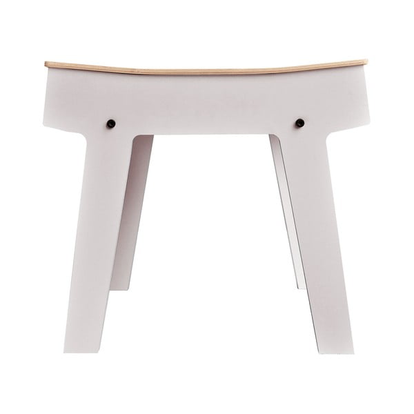 Biela stolička/stolík s úložným priestorom rform Pi