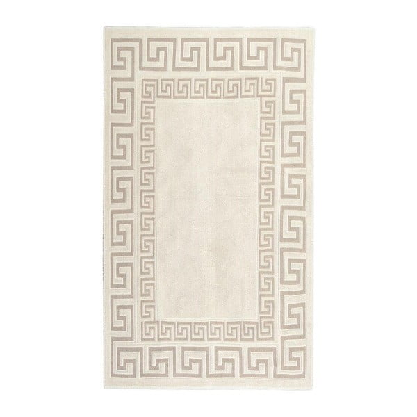 Krémovobiely bavlnený koberec Orient 80 × 150 cm