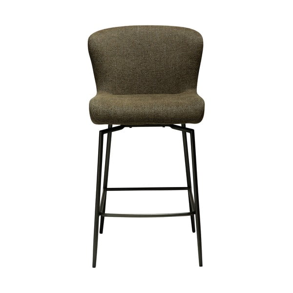 Khaki čalúnená barová stolička (výška sedadla 67,5 cm) Glam – DAN-FORM Denmark-image-4