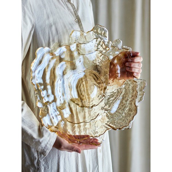 Béžová sklenená misa ø 38,5 cm Asimi – Bloomingville-image-3