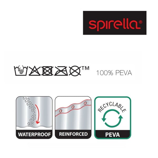 Sprchový záves 180x200 cm Zebi – Spirella-image-2