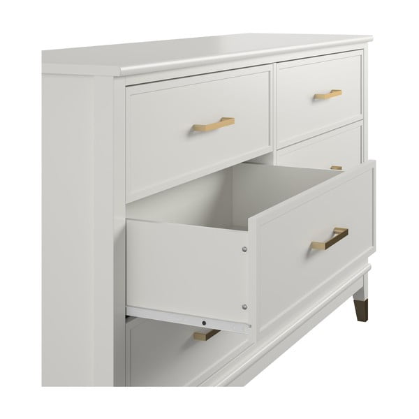 Biela komoda CosmoLiving by Cosmopolitan Westerleigh, 144 x 85 cm-image-3