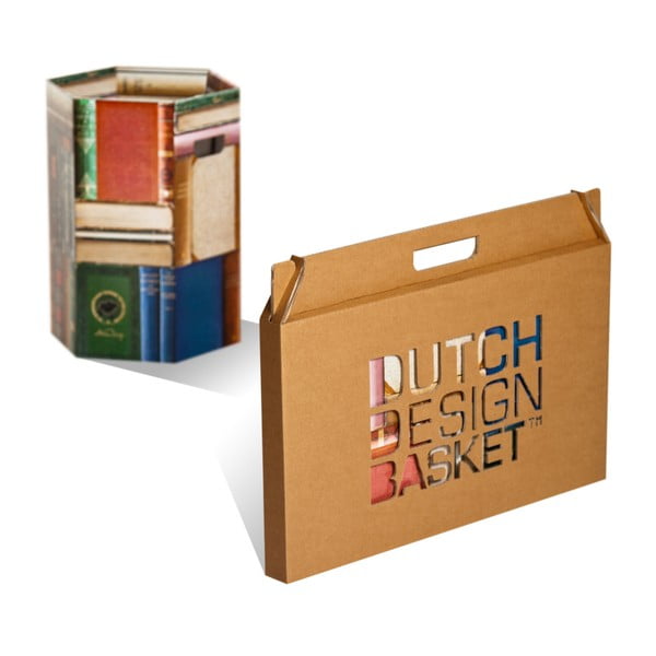 Kartónový odpadkový kôš Books-image-2
