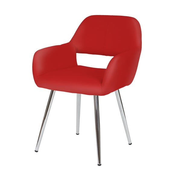 Červená stolička Mendler Dohna