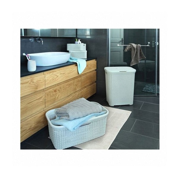 Svetlosivý kôš na bielizeň Curver Hamper, 60 l-image-1