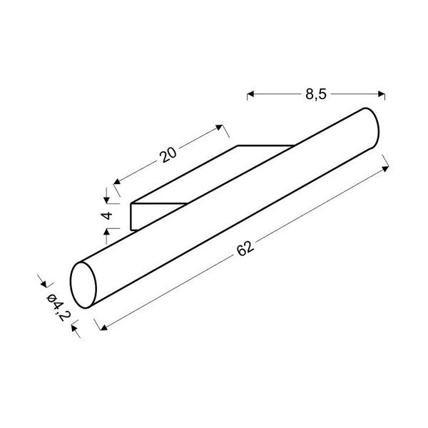 Biele LED nástenné svietidlo Universe - Candellux Lighting-image-2