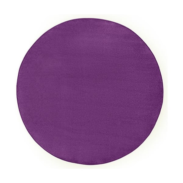 Tmavofialový okrúhly koberec ø 133 cm Fancy – Hanse Home