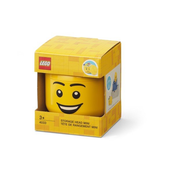 Plastový detský úložný box Head - LEGO®-image-1