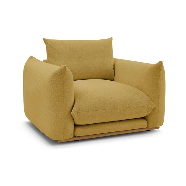 Žlté kreslo Ernest – Bobochic Paris