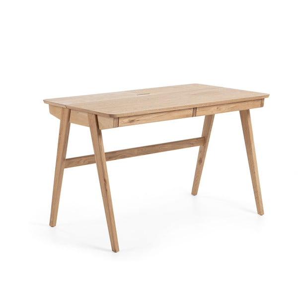 Pracovný stôl Kave Home Jakes Natural, 120 x 65 cm-image-3