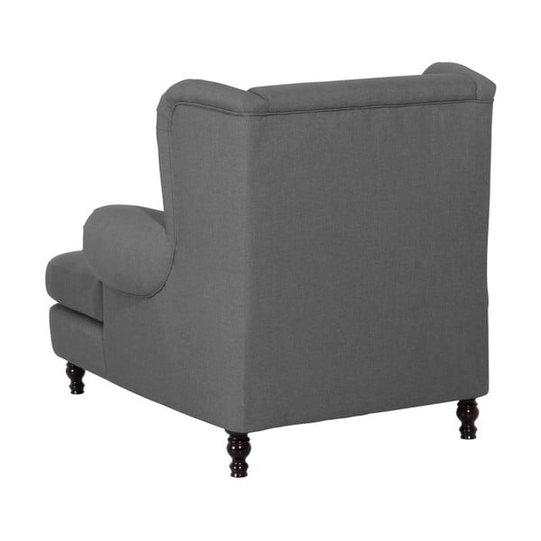 Antracitové kreslo ušiak Max Winzer Mareille Anthracite-image-1