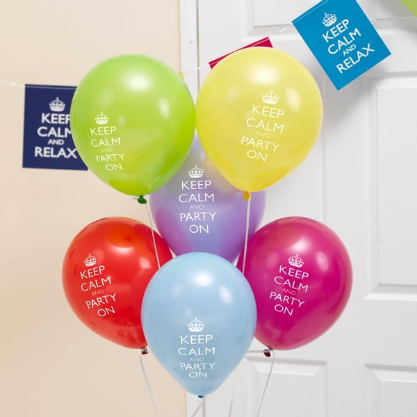 Sada 8 nafukovacích balónikov Neviti Keep Calm