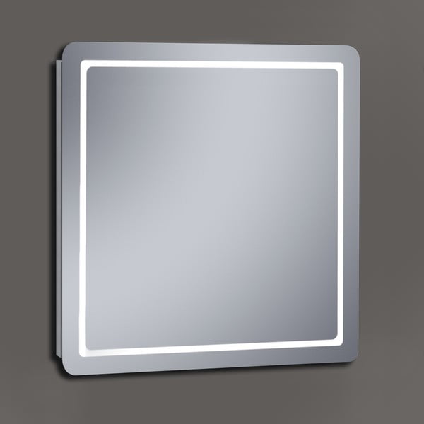 Zrkadlo s LED osvetlením Metro, 80x80 cm