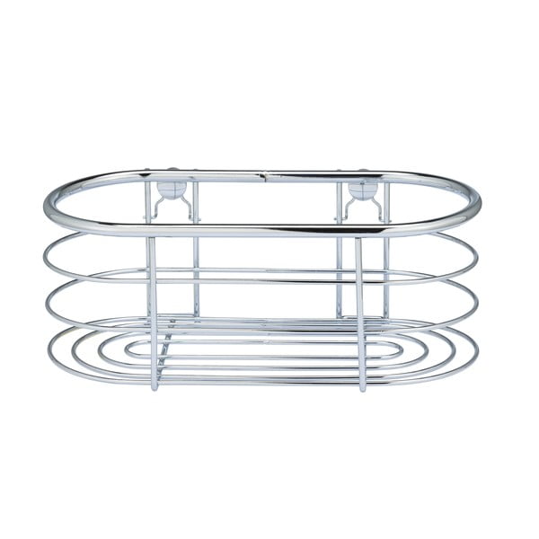 Strieborná sprchová polica Wenko Trestina, 26 x 11 cm-image-3