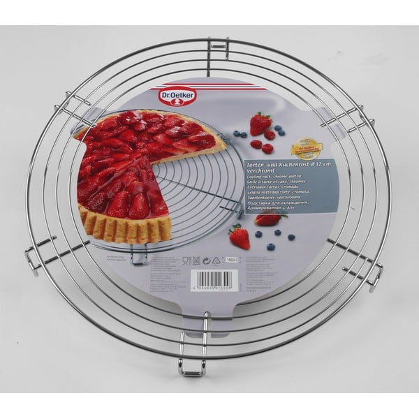 Kovová mriežka na chladenie pečiva Dr. Oetker Bake, ø 32 cm-image-2