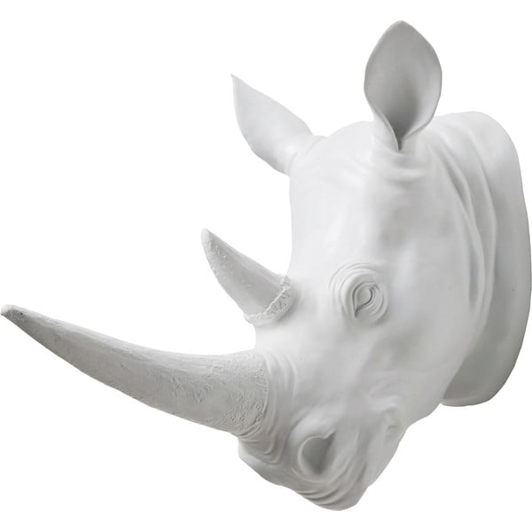 Biela nástenná dekorácia Kare Design Rhino