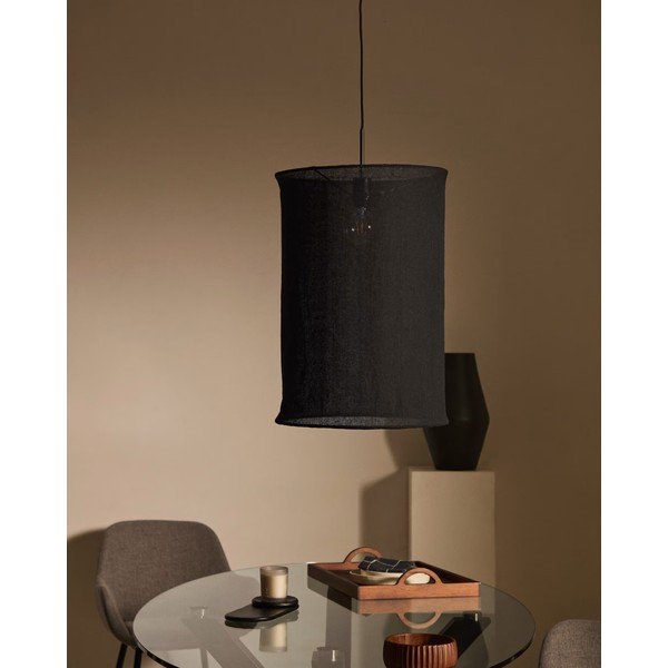 Čierne tienidlo ø 40 cm Mariela – Kave Home-image-1