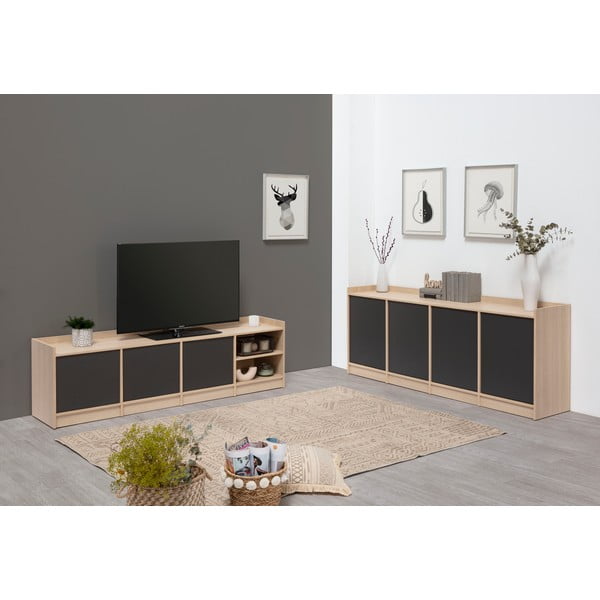 Antracitovosivá TV komoda Marckeric Antara-image-1