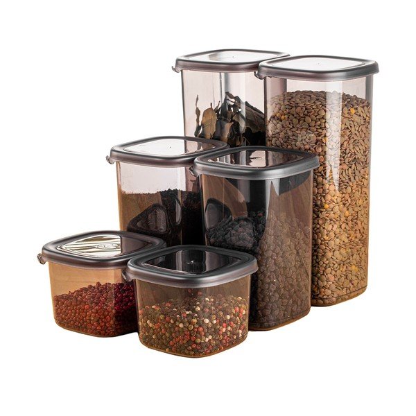 Dózy v súprave 6 ks na potraviny Fresco – Hermia