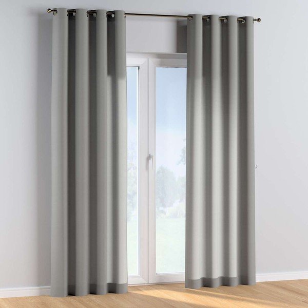 Sivý záves 260x130 cm Happiness - Yellow Tipi-image-3