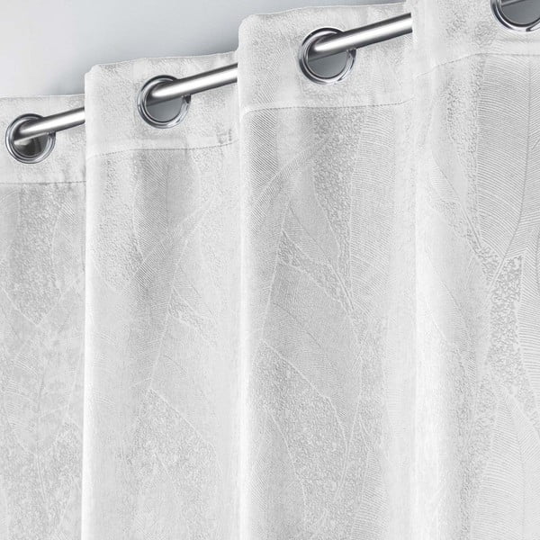 Biely zamatový zatemňovací záves 135x280 cm Melodie – douceur d'intérieur-image-1