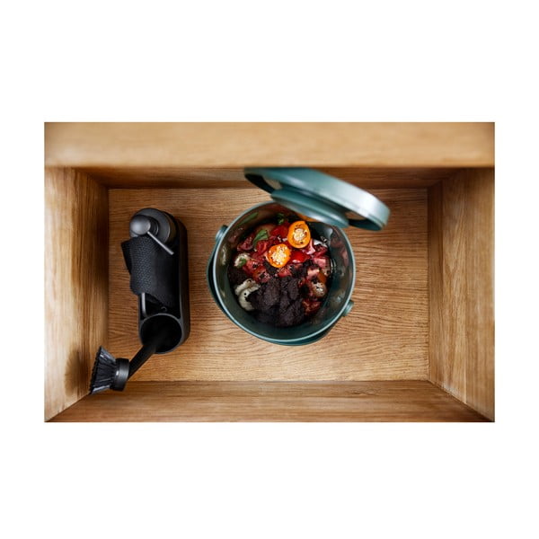 Čierna kuchynská nádoba na bio odpad Zone Bio, 3 l-image-4