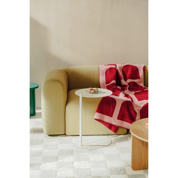 Oceľový okrúhly odkladací stolík 41x40 cm Ande – noo.ma-image-1