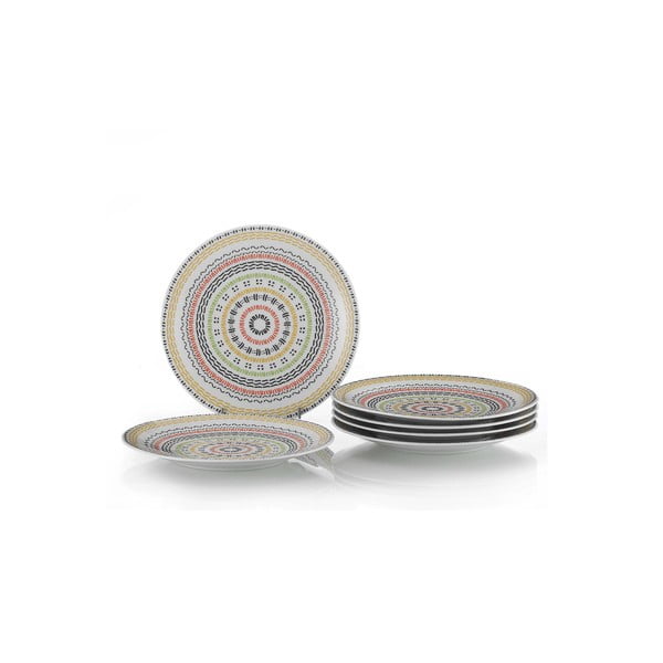 Dezertné porcelánové taniere v súprave 6 ks ø 21 cm – Hermia
