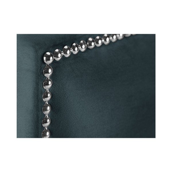 Petrlolejovozelené čelo postele Mazzini Sofas, 140 × 120 cm-image-3