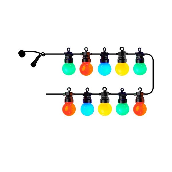 Svetelná reťaz počet žiaroviek 10 ks dĺžka 300 cm Lucas Multi – Sirius