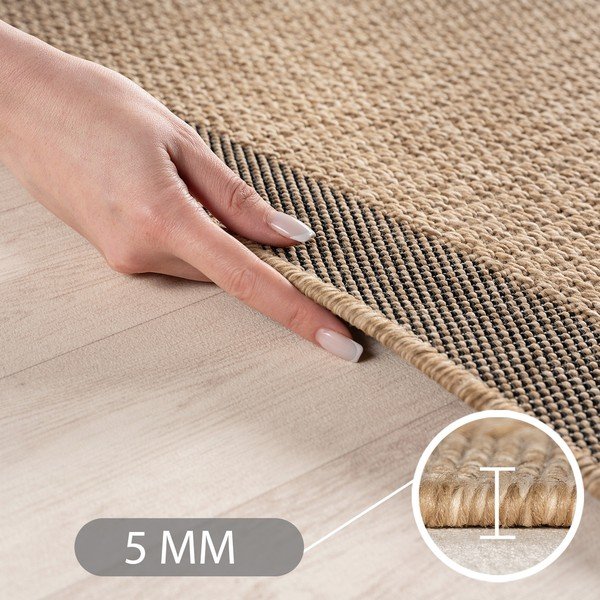 Hnedý vnútorný a vonkajší behúň 80x250 cm Timber 1402 – Ayyildiz Carpets-image-4
