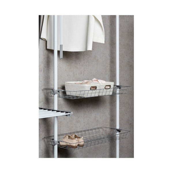 Biely košík Wenko Chromo, šírka 28 cm-image-3