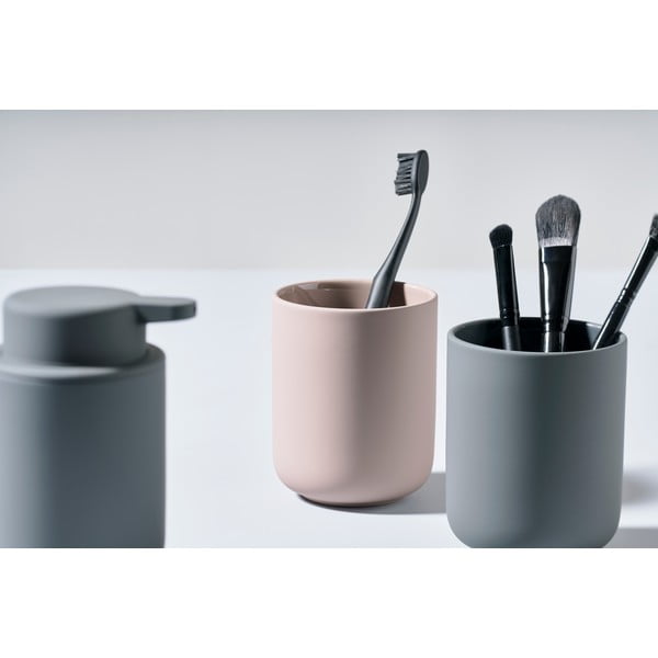 Sivý kúpeľňový odpadkový kôš s pedálom Zone UME, 4 l-image-4