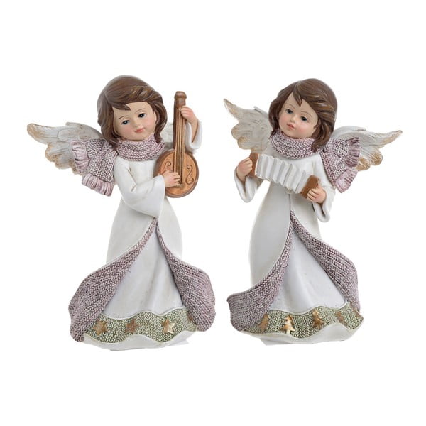 Sada 2 dekoratívnych anjelikov InArt Angel, výška 16 cm