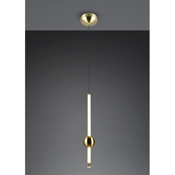 LED závesné svietidlo so stmievačom v mosadznej farbe Melita – Trio-image-2