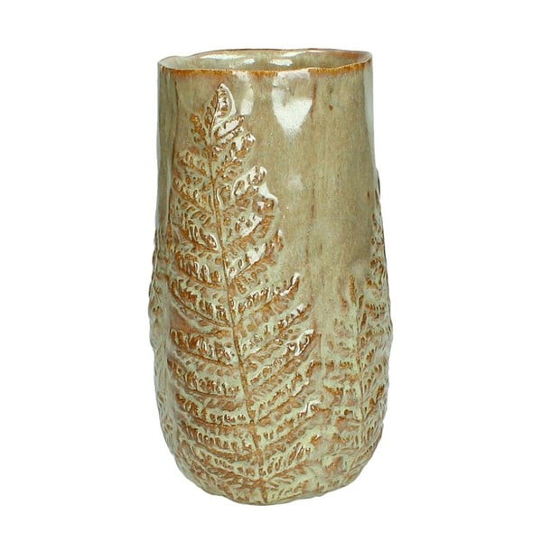 Kameninová váza vo farbe slonovej kosti HF Living, 20 cm
