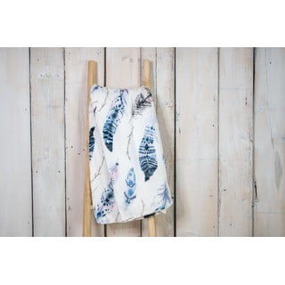 Biela televízna deka z mikroplyšu 200x150 cm Feather - My House