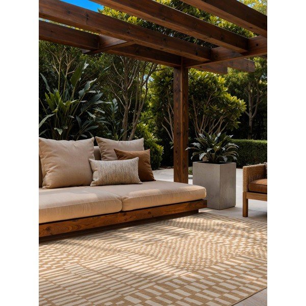 Krémovobiely/v prírodnej farbe vnútorný a vonkajší koberec 120x170 cm Haringey Barkham – Ted Baker-image-1