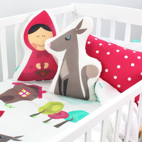 Detské bavlnené obliečky na paplón a vankúš Mr. Fox Grandma, 100 × 120 cm-image-2