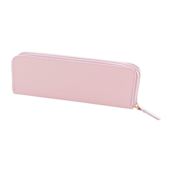 Svetloružová peňaženka z pravej kože Andrea Cardone Leather
