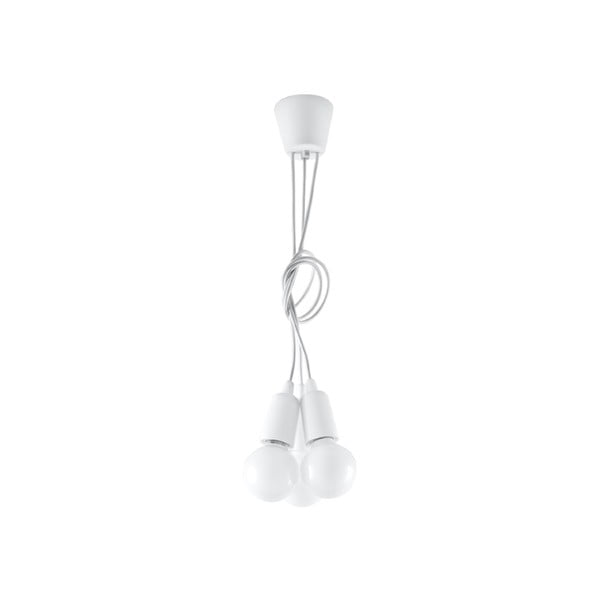 Biele závesné svietidlo ø 15 cm Rene – Nice Lamps
