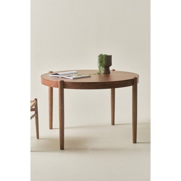 Okrúhly jedálenský stôl z brestového dreva ø 120 cm Nattavaara – Jotex-image-2