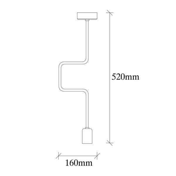 Čierne kovové závesné svietidlo Opviq lights Joshua-image-3