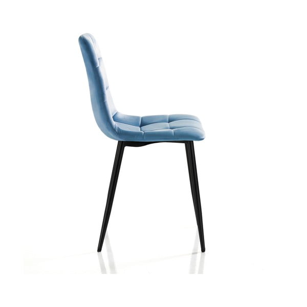 Modré zamatové jedálenské stoličky v súprave 2 ks Faffy – Tomasucci-image-3