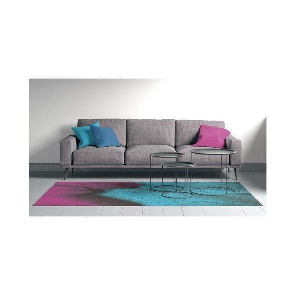Tyrkysovo-fialový koberec Oyo home Suzzy Malamento, 100 x 150 cm-image-1