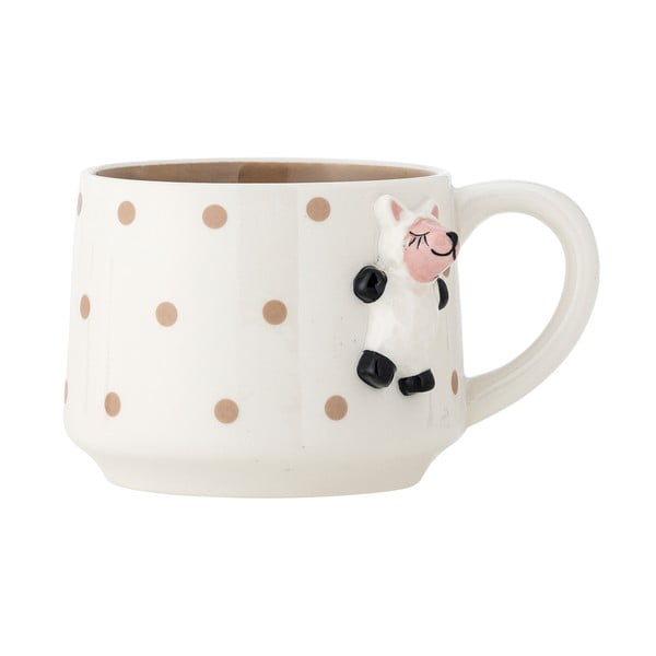 Biely keramický detský hrnček na kakao 370 ml Dolly – Bloomingville Mini