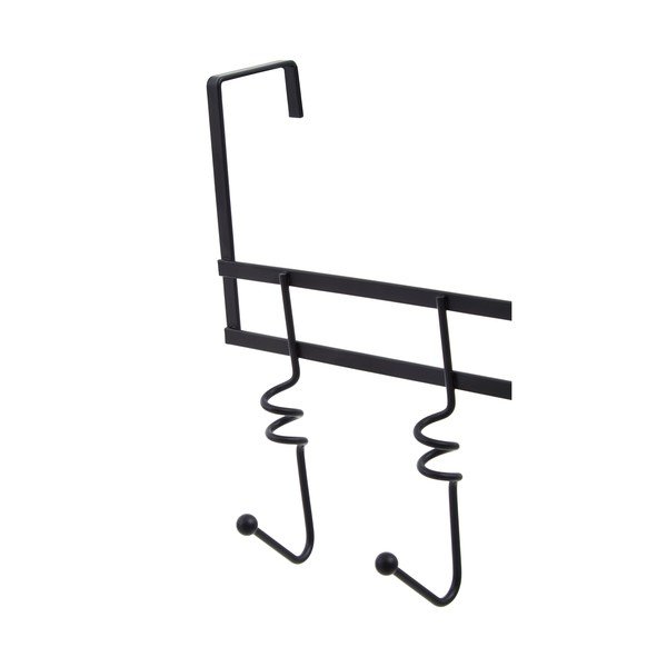 Čierny kovový vešiak na dvere 46 cm Jaxen – Premier Housewares-image-1
